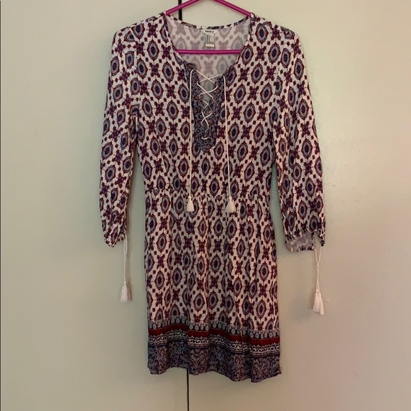 paisley boho dress